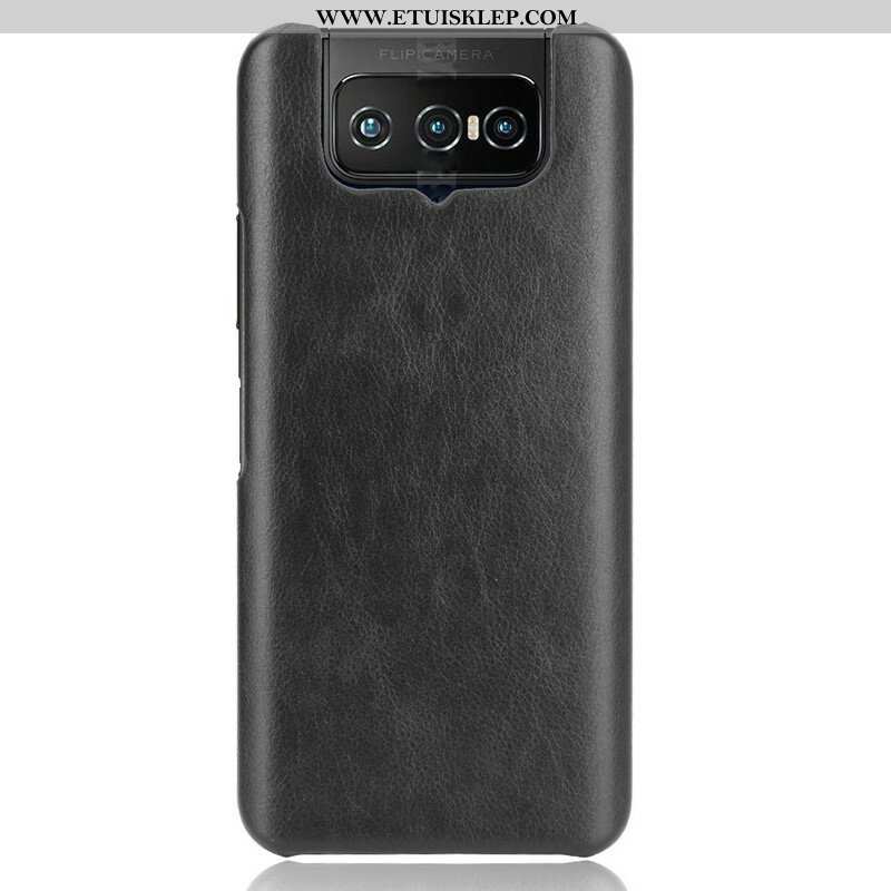 Etui do Asus Zenfone 7 / 7 Pro Efekt Skóry Liczi